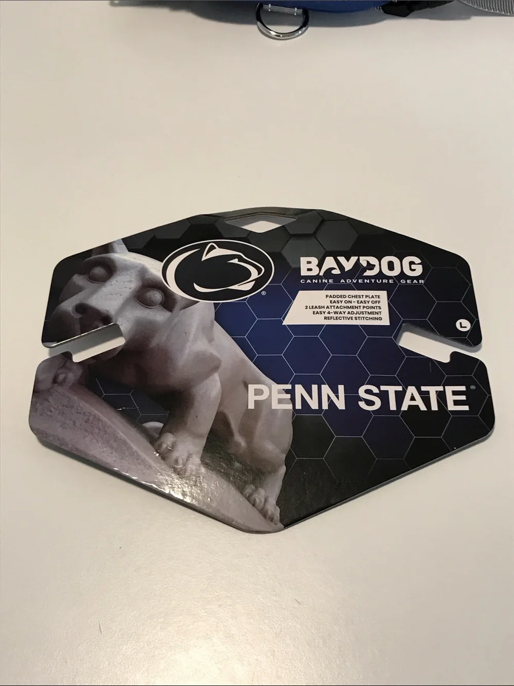 NWOT PENN STATE Dog Harness by Baydog - large